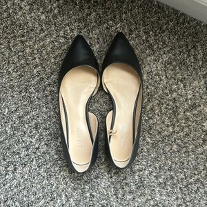 Nine West Black Point Toe Flats